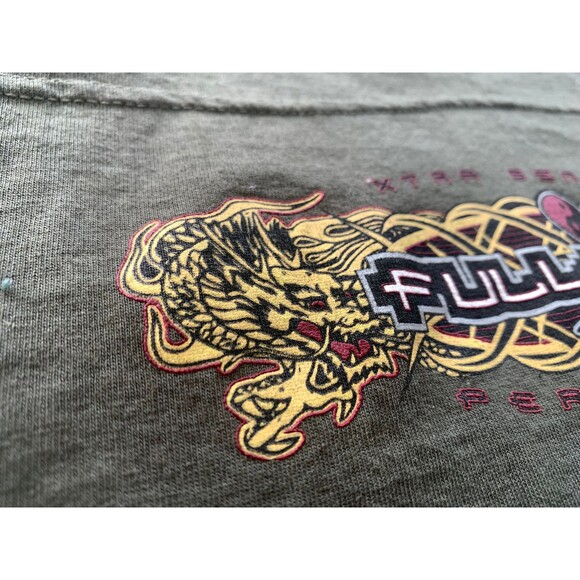 Vintage Y2K Dragon Full Force Boundaries long sleeves Shirt Size XL - Picture 3 of 8